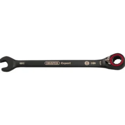 Draper Expert HI-TORQ® Metric Reversible Ratchet Combination Spanner, 8mm, Black