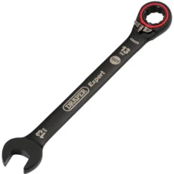 Draper Expert HI-TORQ® Metric Reversible Ratchet Combination Spanner, 13mm, Black