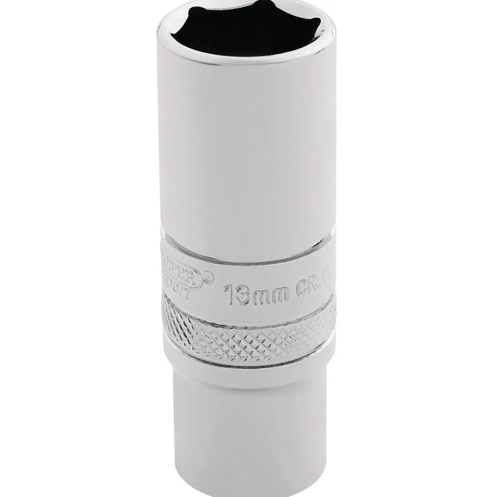 Draper Expert HI-TORQ® 6 Point Deep Socket, 1/4" Sq. Dr., 13mm