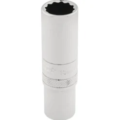 Draper Expert HI-TORQ® 12 Point Deep Socket, 3/8" Sq. Dr., 12mm