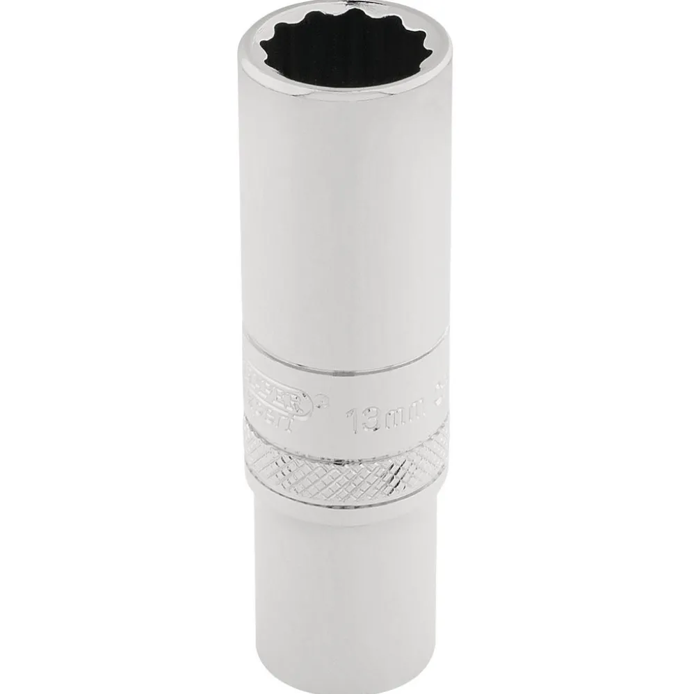 Draper Expert HI-TORQ® 12 Point Deep Socket, 3/8" Sq. Dr., 12mm