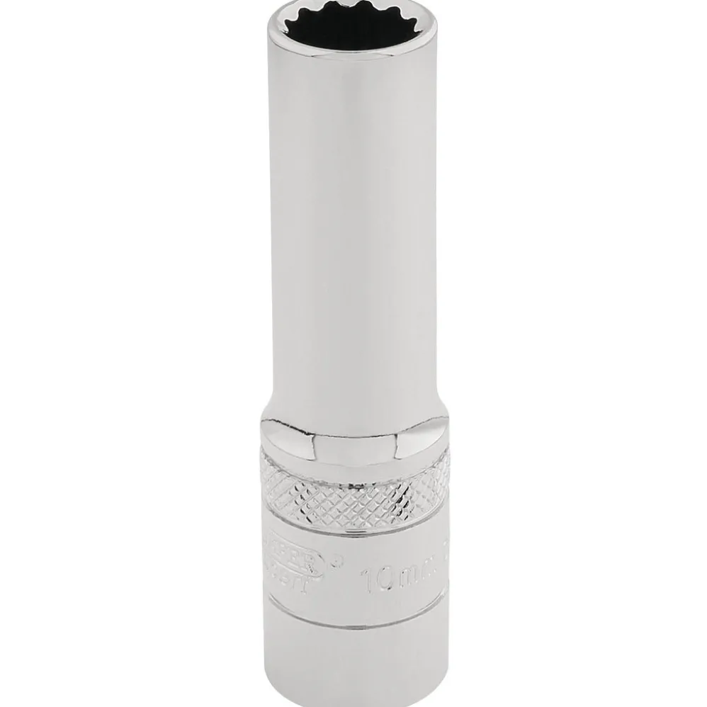 Draper Expert HI-TORQ® 12 Point Deep Socket, 3/8" Sq. Dr., 10mm