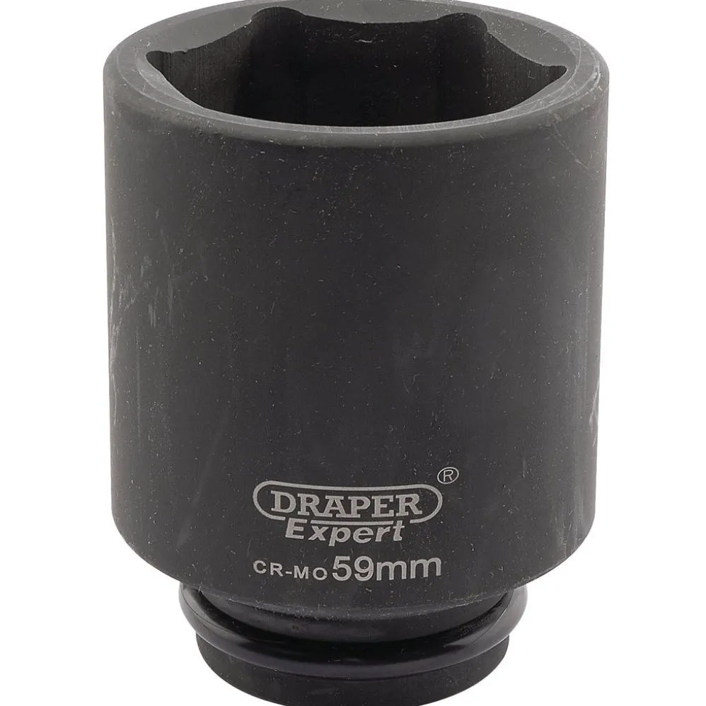 Draper Expert HI-TORQ® 6 Point Deep Impact Socket, 3/4" Sq. Dr., 59mm
