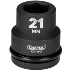 Draper Expert HI-TORQ® 6 Point Impact Socket, 3/4" Sq. Dr., 21mm