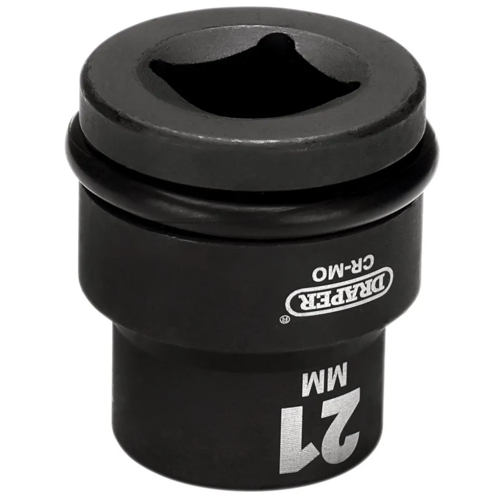 Draper Expert HI-TORQ® 6 Point Impact Socket, 3/4" Sq. Dr., 21mm
