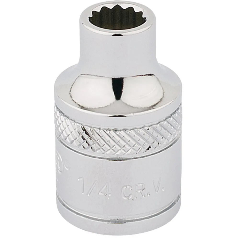 Draper Expert HI-TORQ® 12 Point Socket, 3/8" Sq. Dr., 1/4"