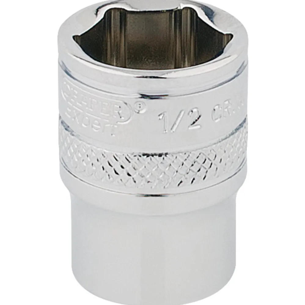 Draper Expert HI-TORQ® 6 Point Socket, 1/4" Sq. Dr., 1/2"