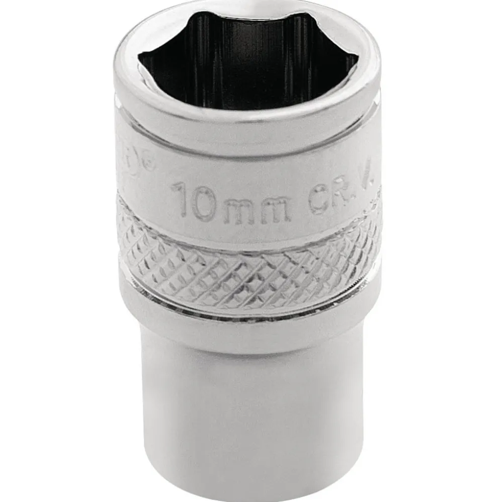 Draper Expert HI-TORQ® 6 Point Socket, 1/4" Sq. Dr., 10mm
