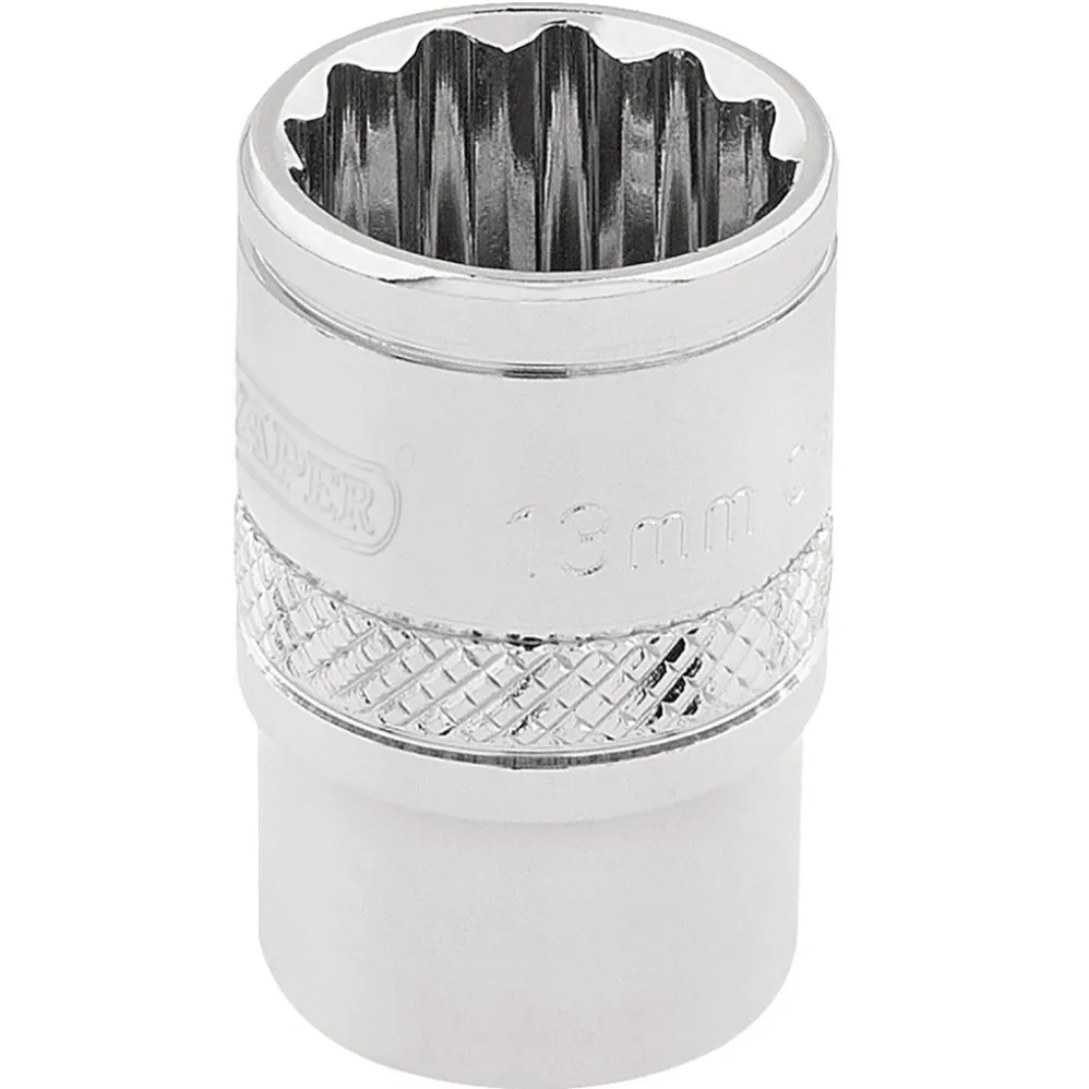 Draper Expert HI-TORQ® 12 Point Socket, 3/8" Sq. Dr., 13mm