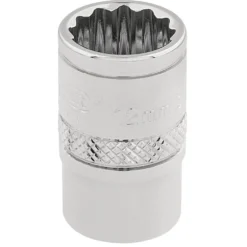 Draper Expert HI-TORQ® 12 Point Socket, 3/8" Sq. Dr., 12mm