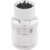Draper Expert HI-TORQ® 12 Point Socket, 3/8" Sq. Dr., 9mm
