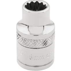 Draper Expert HI-TORQ® 12 Point Socket, 3/8" Sq. Dr., 8mm