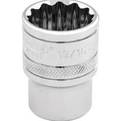 Draper Expert HI-TORQ® 12 Point Socket, 3/8" Sq. Dr., 13/16"