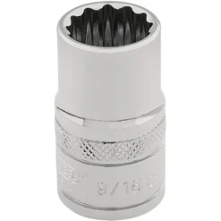 Draper Expert HI-TORQ® 12 Point Socket, 3/8" Sq. Dr., 9/16"