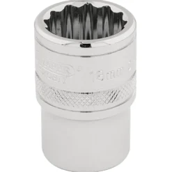 Draper Expert HI-TORQ® 12 Point Socket, 1/2" Sq. Dr., 18mm