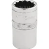 Draper Expert HI-TORQ® 12 Point Socket, 1/2" Sq. Dr., 15mm