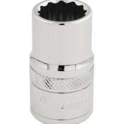 Draper Expert HI-TORQ® 12 Point Socket, 1/2" Sq. Dr., 14mm