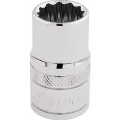 Draper Expert HI-TORQ® 12 Point Socket, 1/2" Sq. Dr., 9/16"