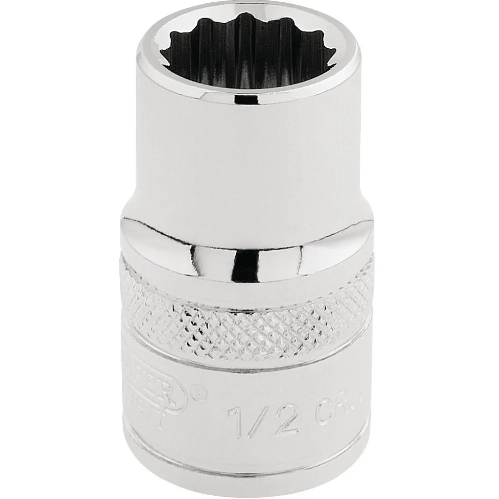 Draper Expert HI-TORQ® 12 Point Socket, 1/2" Sq. Dr., 1/2"