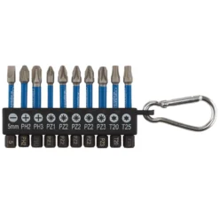 Draper Expert Impact Screwdriver Bit Set, 50mm, 1/4