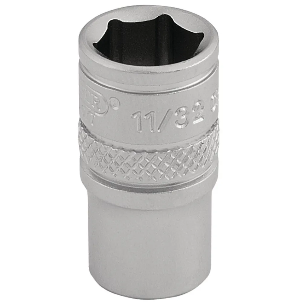 Draper Expert Imperial Socket, 1/4" Sq. Dr., 11/32"