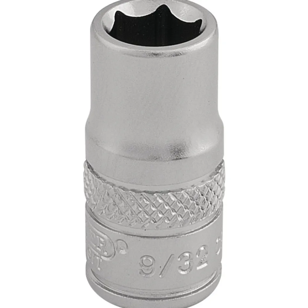Draper Expert Imperial Socket, 1/4" Sq. Dr., 9/32"