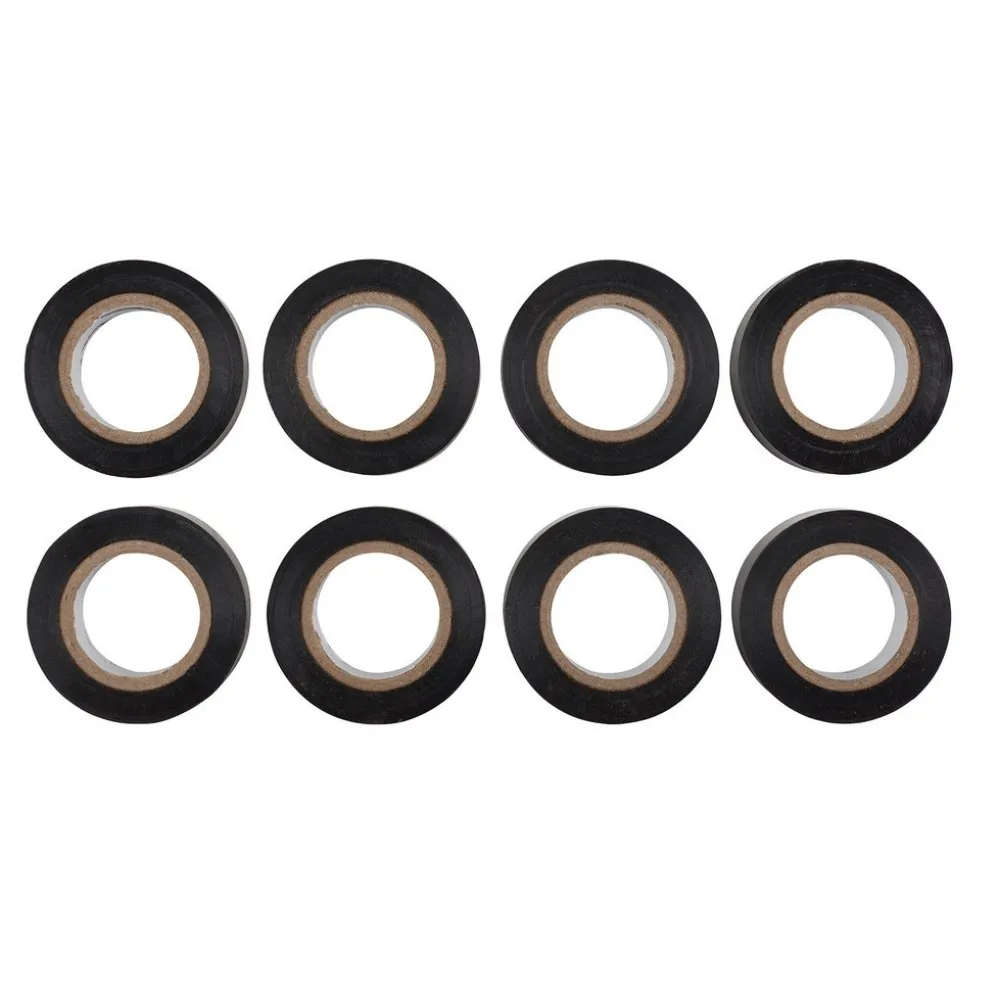 Draper Expert Insulation Tape, 10m x 19mm, Black (Pack of 8)