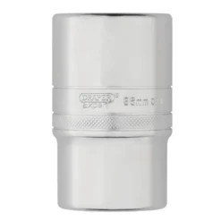 Draper Expert Metric Deep Socket, 1/2" Sq. Dr., Micro Satin Chrome, 36mm