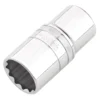 Draper Expert Metric Deep Socket, 1/2" Sq. Dr., Polished Chrome, 28mm