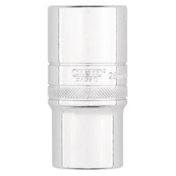 Draper Expert Metric Deep Socket, 1/2" Sq. Dr., Polished Chrome, 28mm