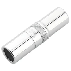 Draper Expert Metric Deep Socket, 1/2" Sq. Dr., Polished Chrome, 15mm