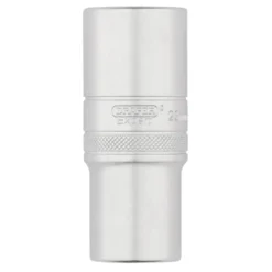 Draper Expert Metric Deep Socket, 1/2" Sq. Dr., Micro Satin Chrome, 23mm