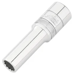 Draper Expert Metric Deep Socket, 1/2" Sq. Dr.,Polished Chrome, 11mm