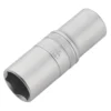 Draper Expert Metric Deep Socket, 1/2" Sq. Dr., Micro Satin Chrome, 21mm