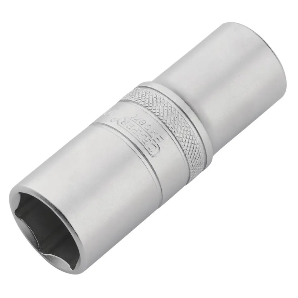 Draper Expert Metric Deep Socket, 1/2" Sq. Dr., Micro Satin Chrome, 21mm