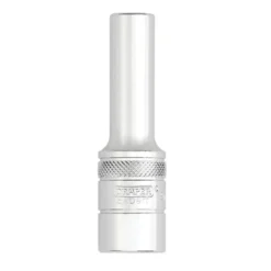 Draper Expert Metric Deep Socket, 1/2" Sq. Dr.,Polished Chrome, 9mm