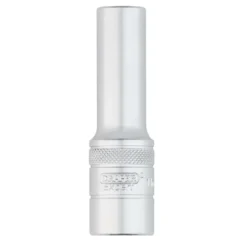 Draper Expert Metric Deep Socket, 1/2" Sq. Dr., Micro Satin Chrome, 11mm