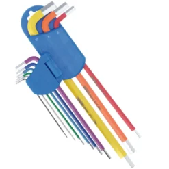 Draper Expert Metric Extra-Long Arm Hex Key Set, Colour Coded (9 Piece)