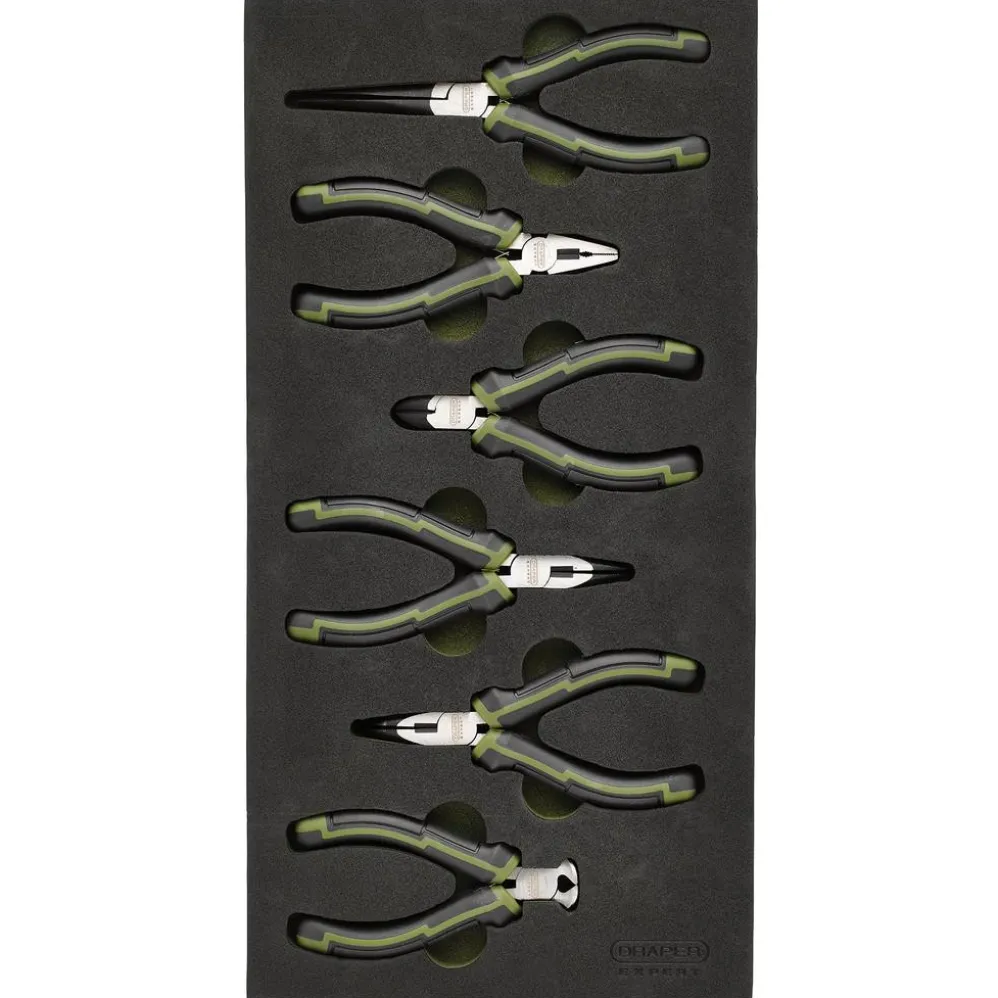 Draper Expert Mini Pliers Set in EVA Foam Tray (6 Piece)