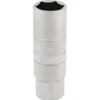Draper Expert 10mm Thread 6 Point Satin Chrome Spark Plug Socket, 3/8" Sq. Dr., 16mm