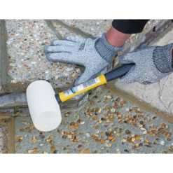 Draper Expert Non-Marking Rubber Head Mallet with Fibreglass Shaft, 680g/24oz