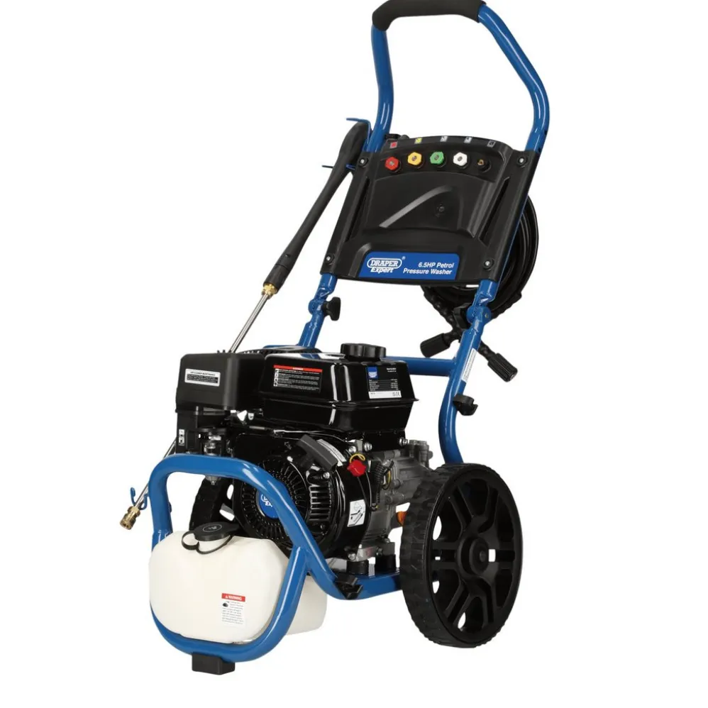 Draper Expert Petrol Pressure Washer, 6.5HP