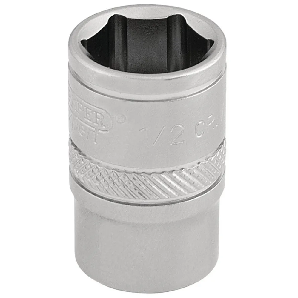 Draper Expert 6 Point Imperial Socket, 3/8" Sq. Dr., 1/2"