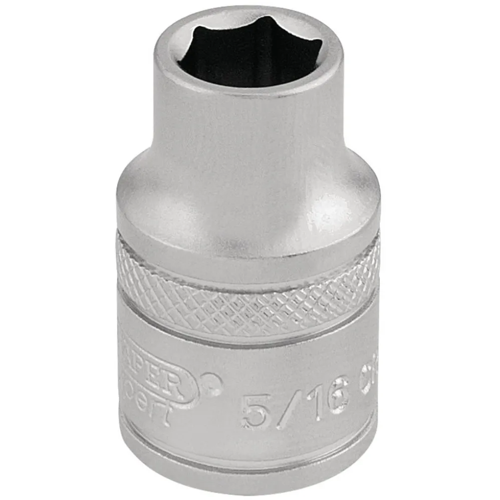 Draper Expert 6 Point Imperial Socket, 3/8" Sq. Dr., 5/16"