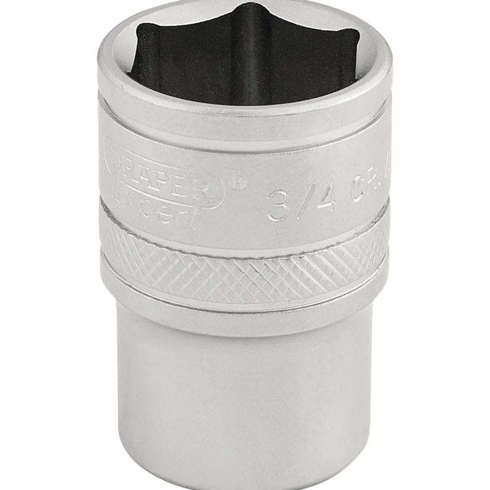 Draper Expert 6 Point Imperial Socket, 1/2" Sq. Dr., 3/4"