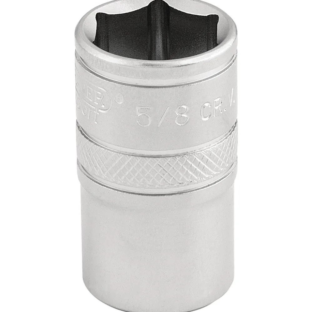 Draper Expert 6 Point Imperial Socket, 1/2" Sq. Dr., 5/8"