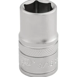 Draper Expert 6 Point Imperial Socket, 1/2" Sq. Dr., 9/16"
