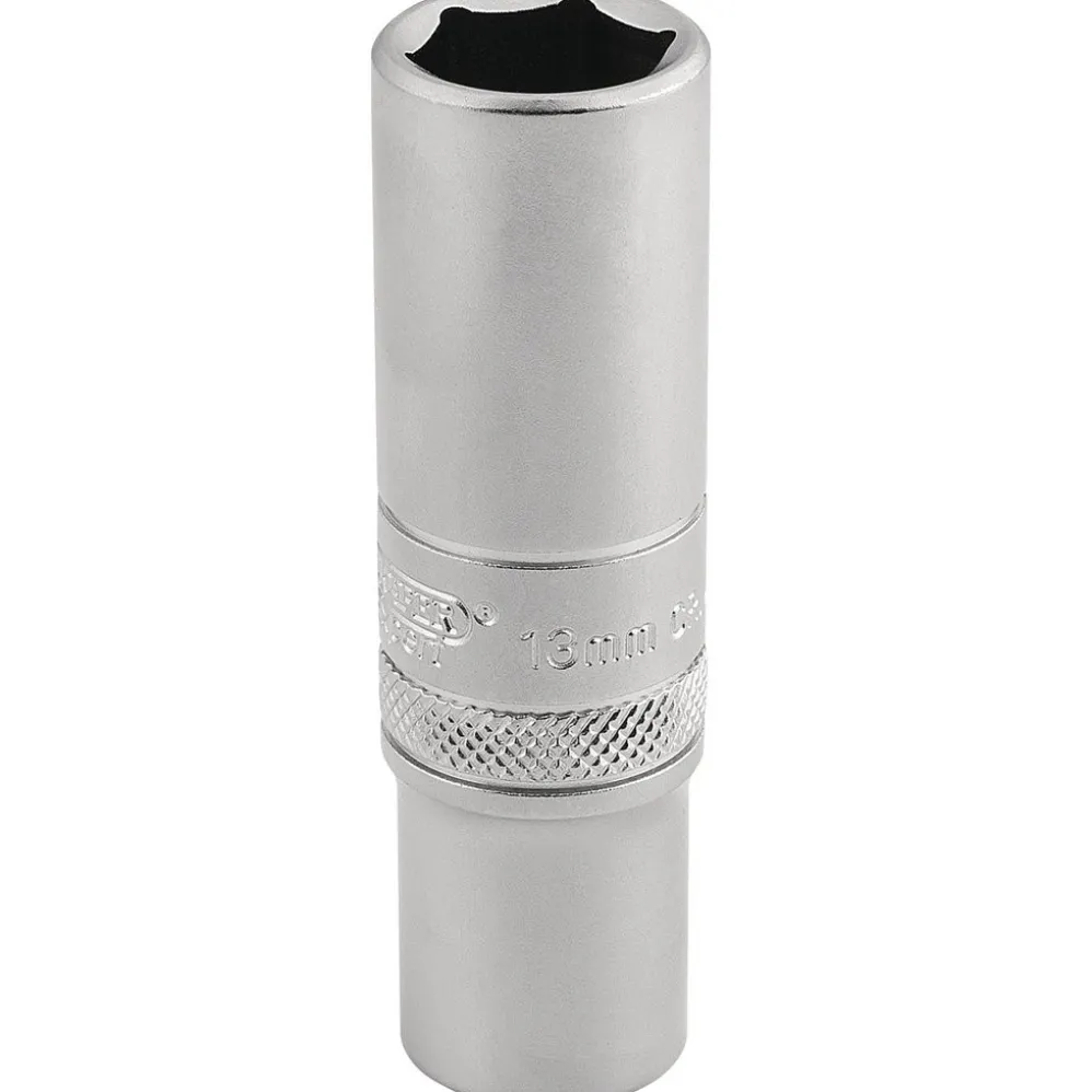Draper Expert 6 Point Metric Deep Socket, 3/8" Sq. Dr., 13mm