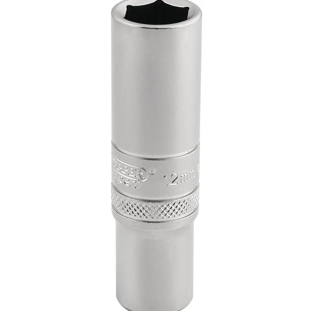 Draper Expert 6 Point Metric Deep Socket, 3/8" Sq. Dr., 12mm