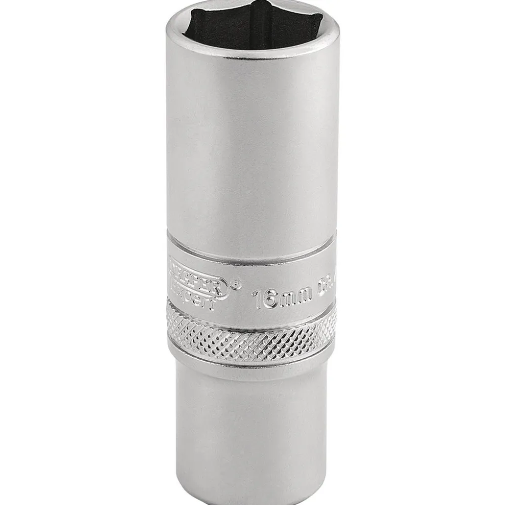 Draper Expert 6 Point Metric Deep Socket, 3/8" Sq. Dr., 16mm